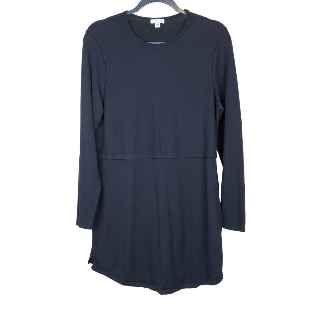 J.Jill Black Sweater Dress/Tunic Sz M